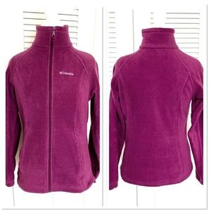 Columbia full zip up fleece jacket